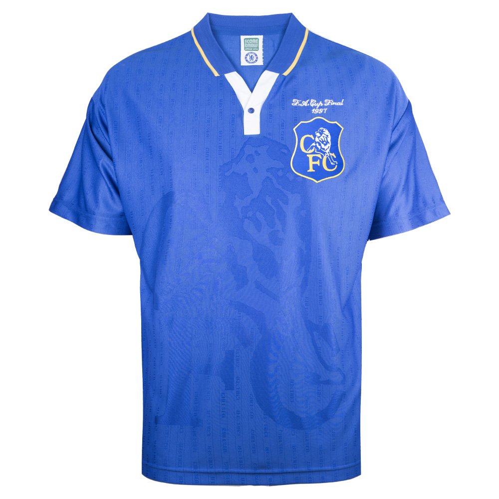 Chelsea 1997 FA Cup Final shirt | Chelsea FC Retro Jersey | Score Draw