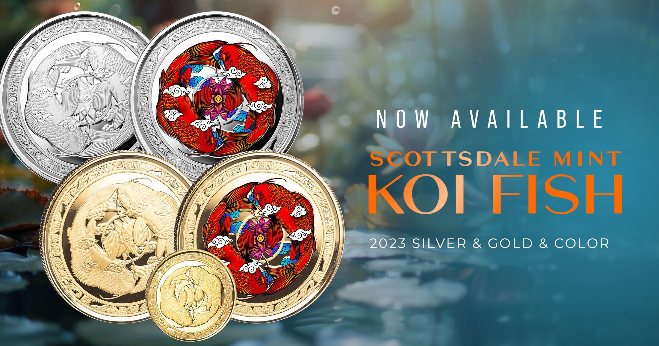 New Coin Release: 2023 Koi Fish | Scottsdale Mint