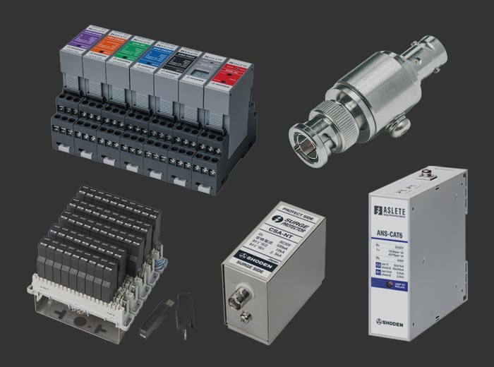 LAN用SPD LM-PC5E SHODEN LM-PC5E｜通信用SPD（避雷器）｜雷害対策