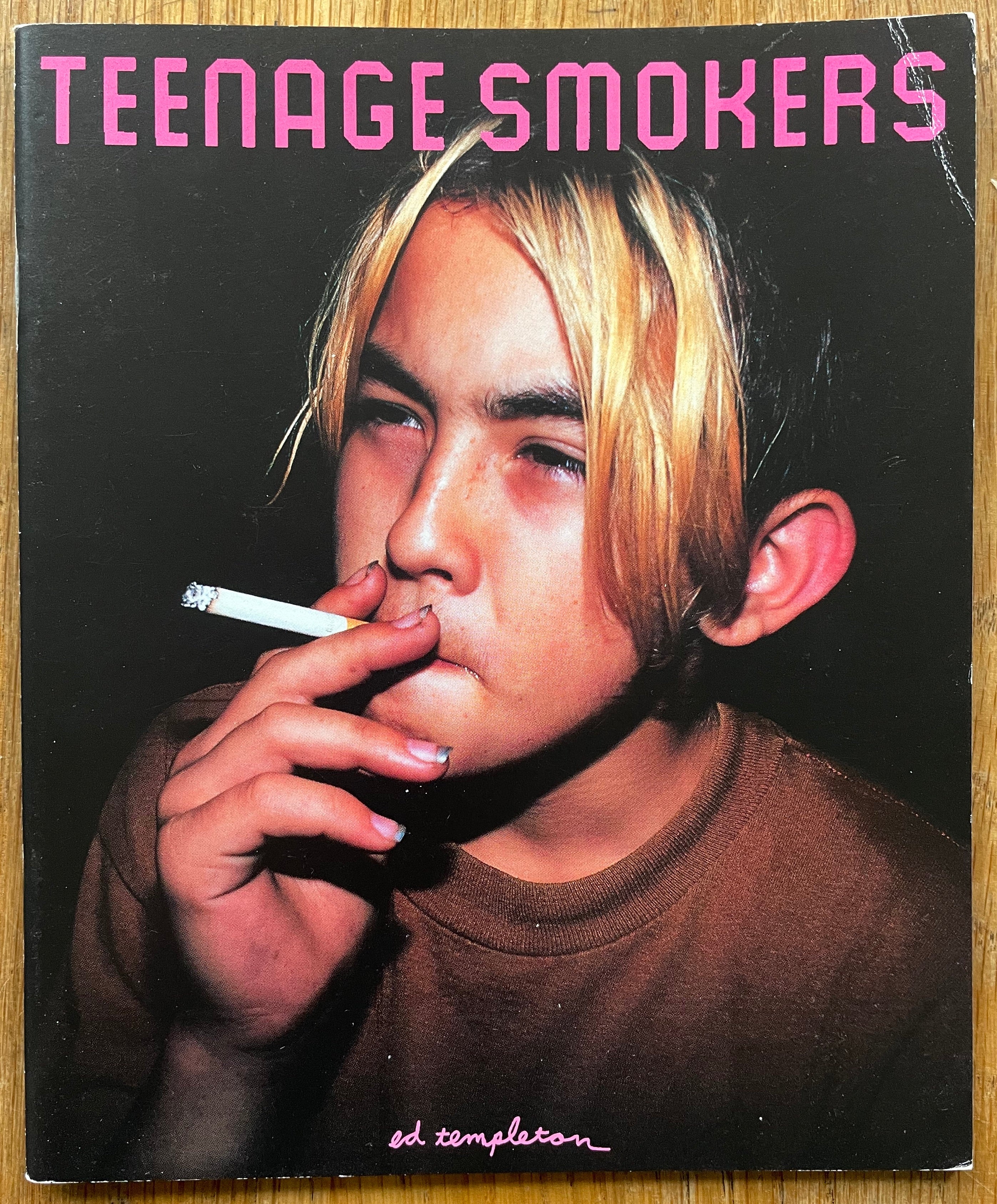 Buy signed Teenage Smokers Ed Templeton book photography – Setanta