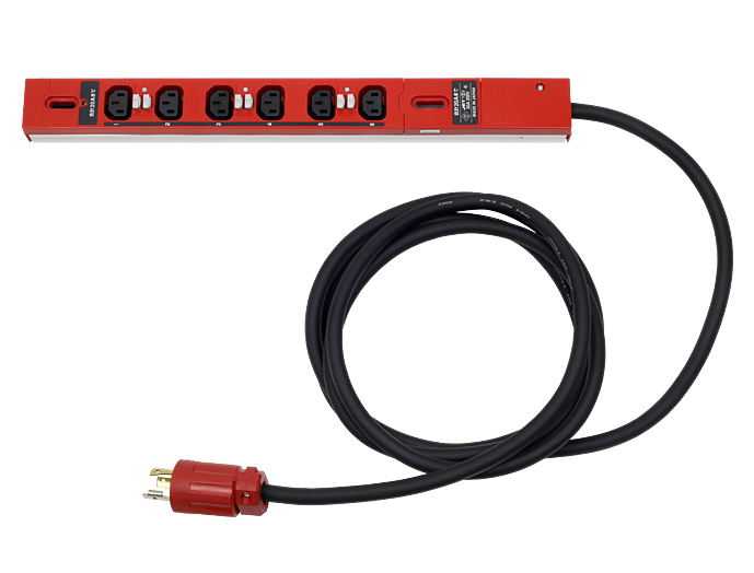 コンセントバー（200V 20A） DZ シリーズ DZ-2002006CSR｜19インチ