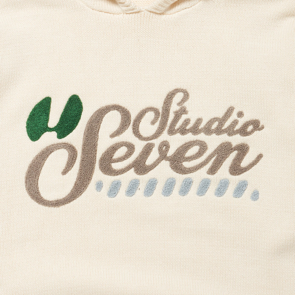 Logo Knit Hoodie | STUDIO SEVEN (スタジオ セブン)
