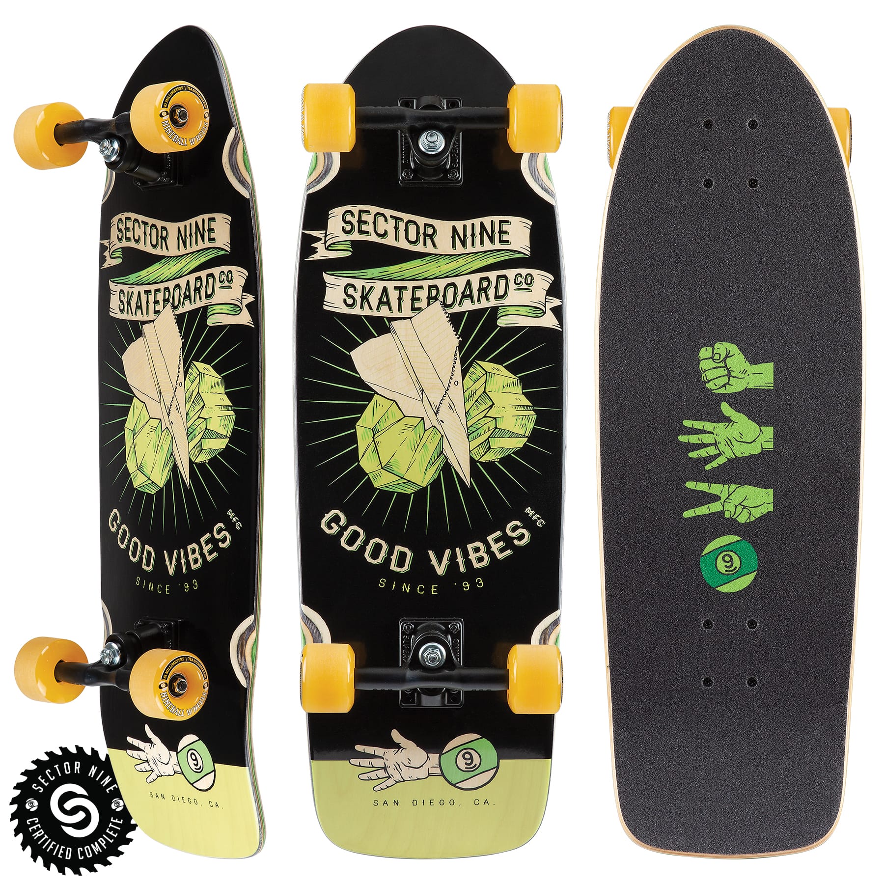 SECTOR 9 Cruiser series | ROSHAMBO FAT WAVE