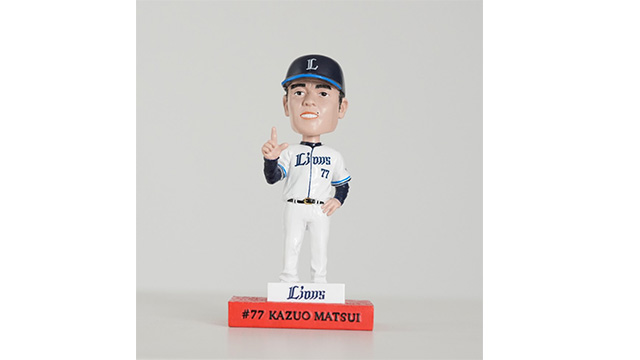 4/27更新】ボブルヘッドのデザインが完成！5/28(日)「松井稼頭央監督