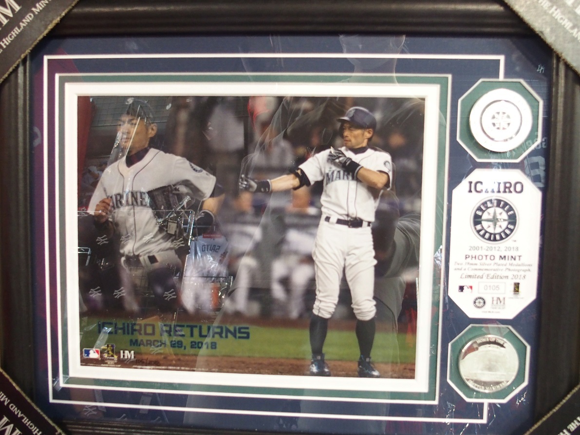 世界で限定数しか生産されない激レアなマリナーズ・イチロー氏のフォト
