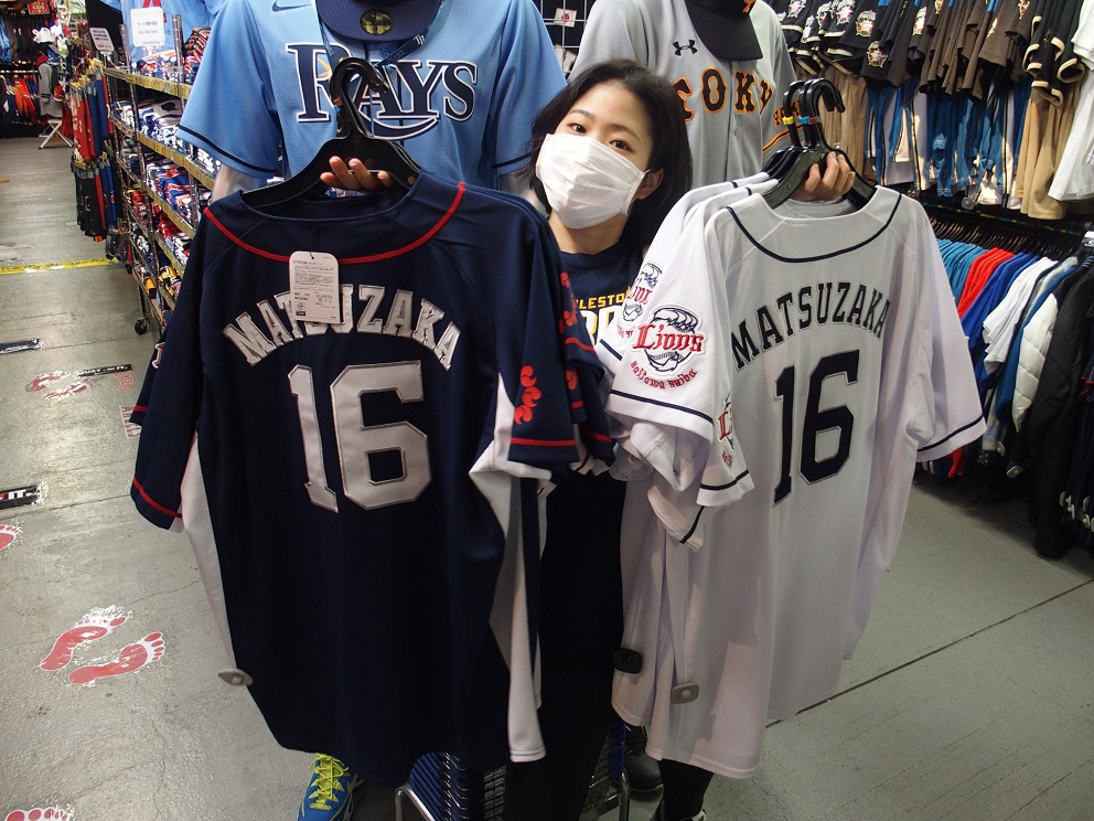 平成の怪物が入荷！埼玉西武ライオンズ 松坂 大輔 選手のユニフォーム