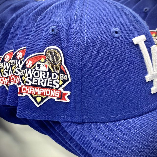 ドジャース ワールドシリーズ優勝記念 「パッチ付きキャップ」が本日