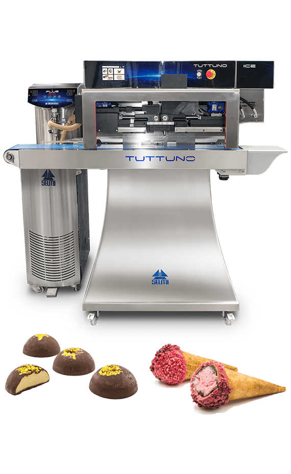 Tuttuno Oneshot ICE chocolate & ice cream product dispensing machine