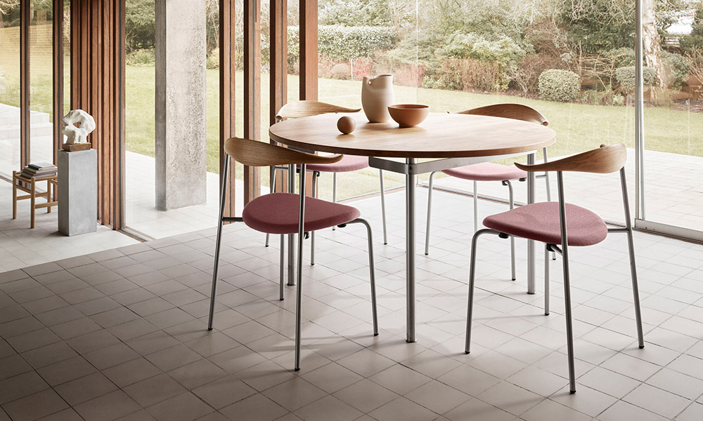 CH88P チェア / オーク材 ソープ仕上げ THOR301 ステンレス脚Carl