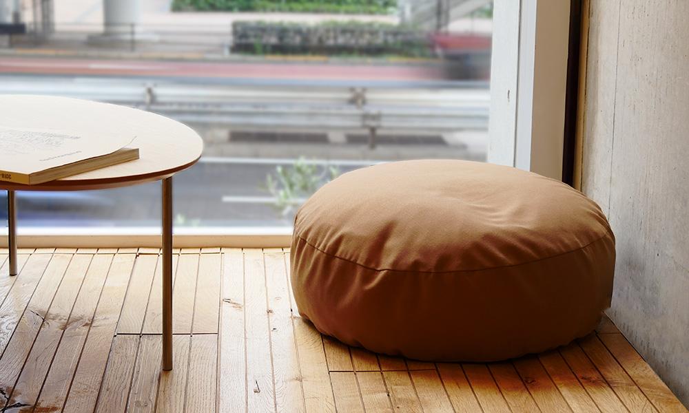 ソモウ クッションチェア ビーズクッション / ラウンド50cmFIBER ART