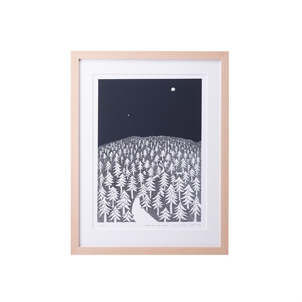 数量限定】HOUSE IN THE FOREST アートポスター 2026 / A3 フレーム