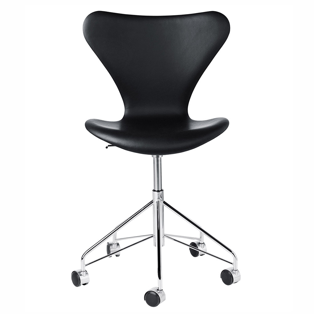 セブンチェア 3117 / フルパディングエッセンシャルレザー ブラック