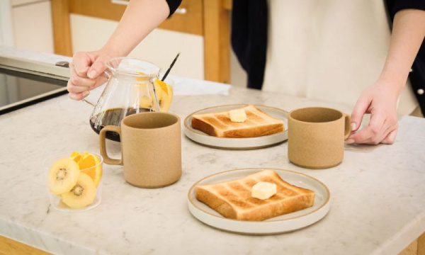 プレート HPM003 18.5cm / クリアHasami Porcelain（ハサミポーセリン