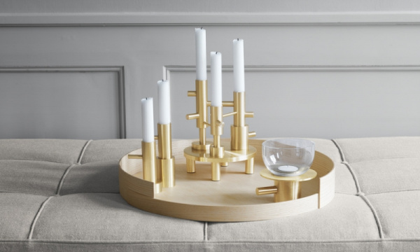 キャンドルホルダー ラージ / 真鍮ラッカー仕上げFRITZ HANSEN