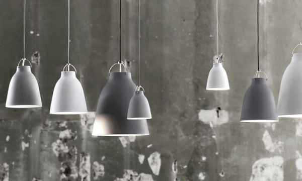 カラヴァッジオ マット ペンダントライト P2 / グレー25FRITZ HANSEN