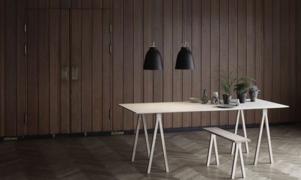 カラヴァッジオ マット ペンダントライト P2 / ブラックFRITZ HANSEN