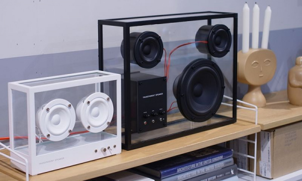 スモール トランスペアレントスピーカー / ホワイト TPS-02TRANSPARENT