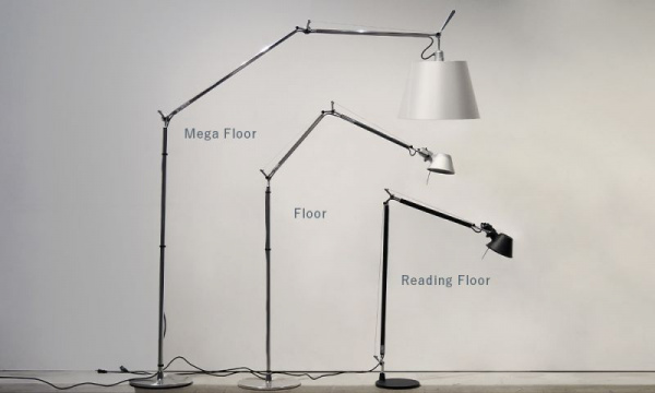 トロメオ メガ フロアランプ / グレーサテンArtemide（アルテミデ