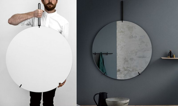 ウォールミラーφ70cm / ブラックMOEBE（ムーベ） | 公式通販 家具