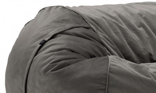 フェットサックL / ベルベット ダークグレーvetsak（フェットサック