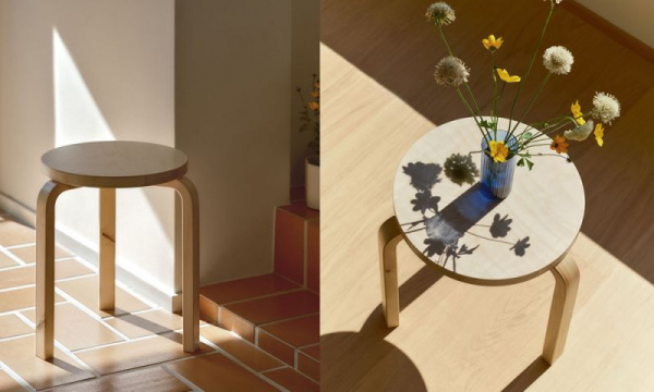 スツール60 / ワイルドバーチ 組立て無料Artek（アルテック） | 公式