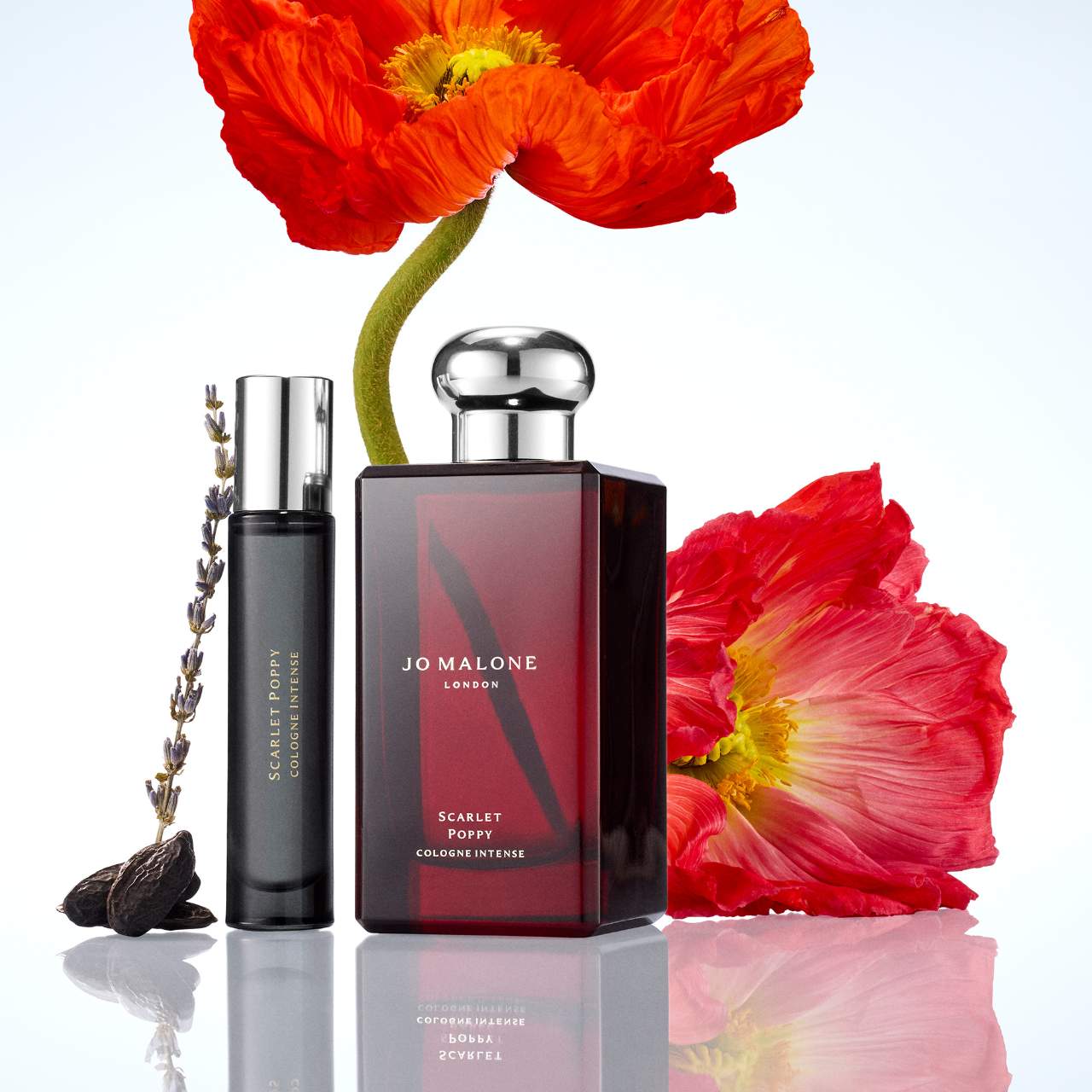 Scarlet Poppy Cologne Intense Travel Spray with Iris & Tonka Bean