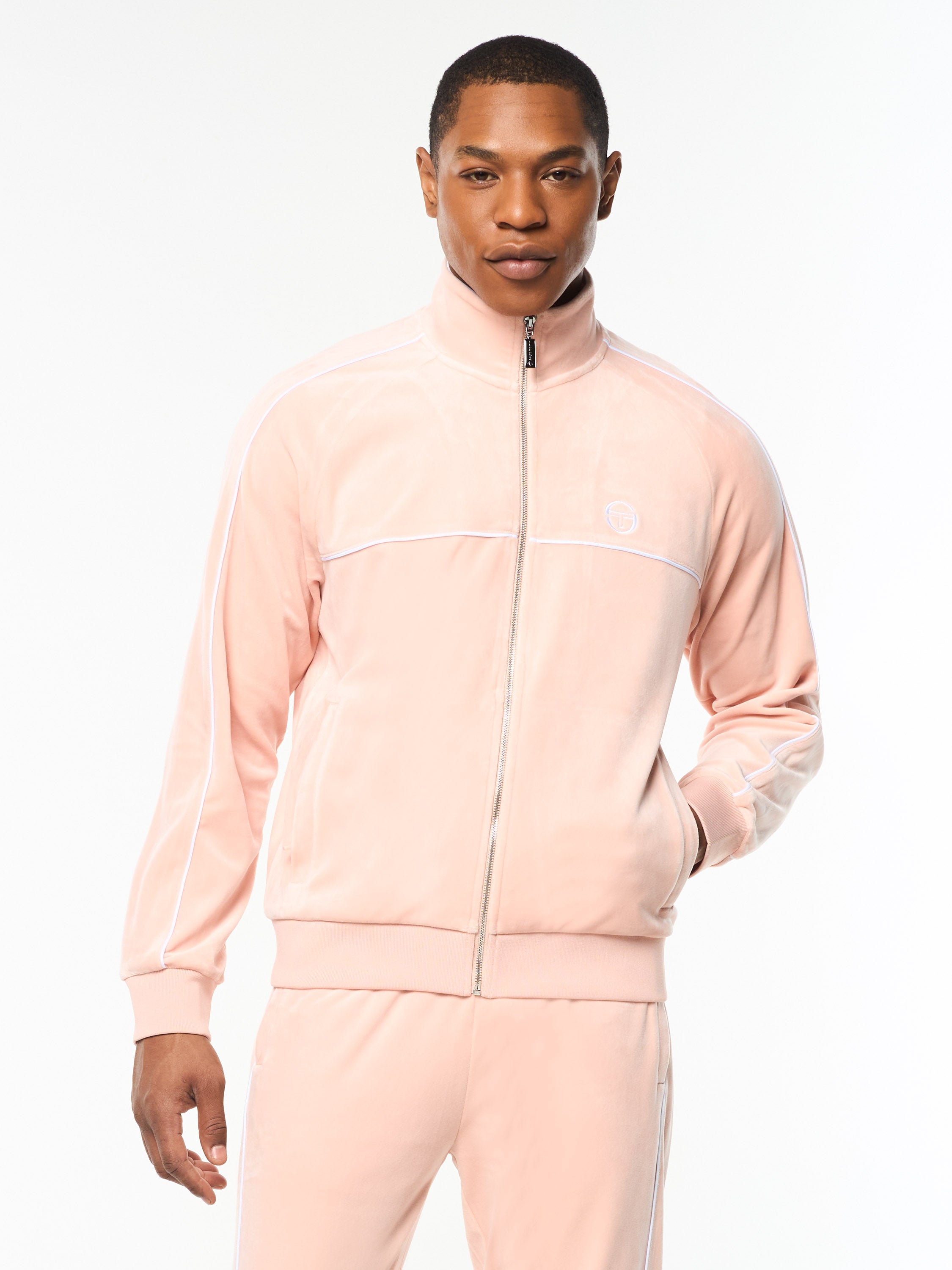 Lioni Track Jacket- Evening Sand – Sergio Tacchini