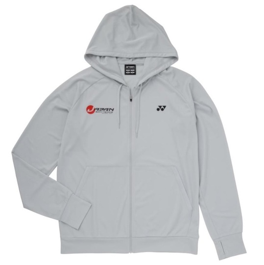 YONEX YOS22096 ユニニットウォームアップパーカー アイスグレー（326