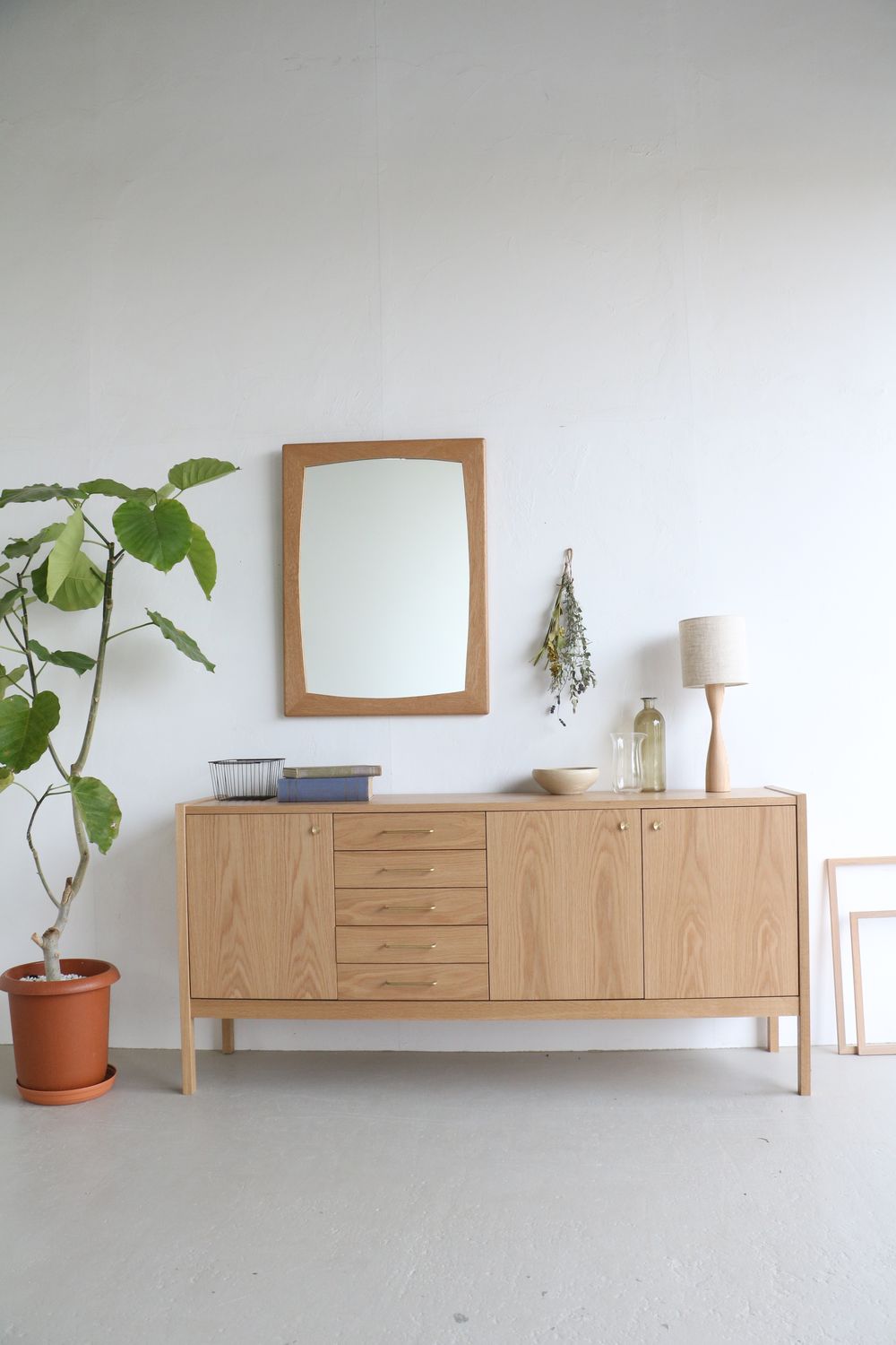 WALL MIRROR[RO-010] | 北欧家具・オーダー家具なら【SAC WORKS】