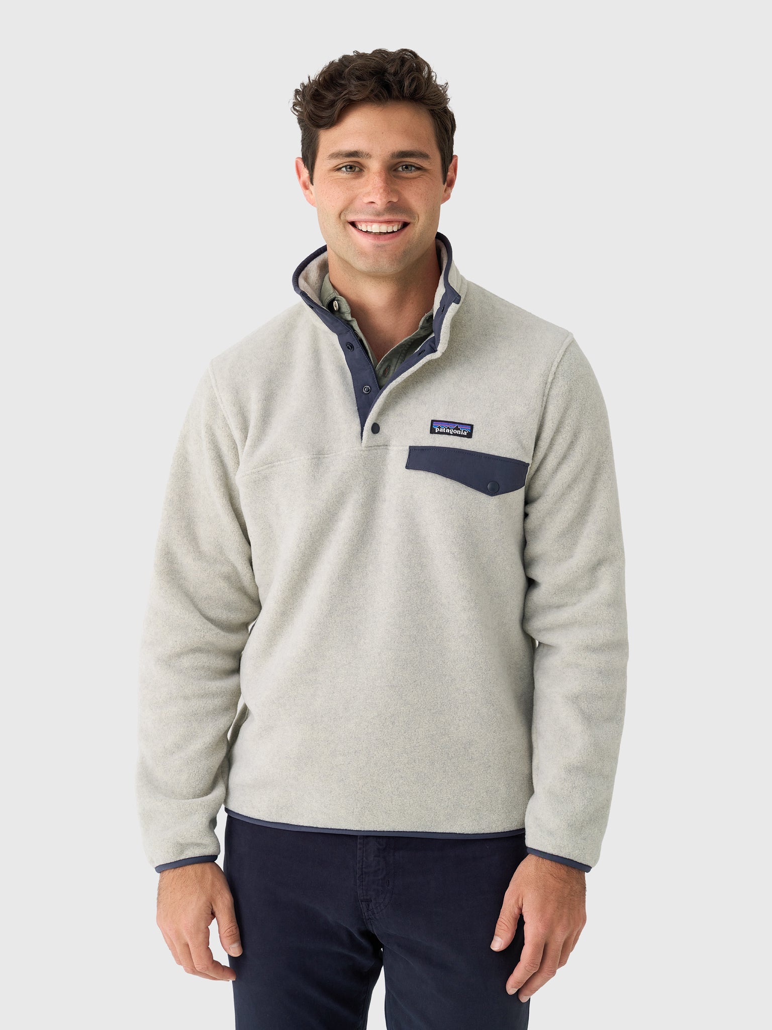 Patagonia Men's Lightweight Synchilla Snap-T® Pullover – Saint Bernard