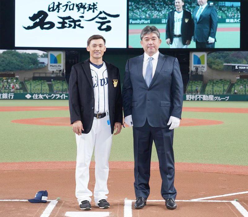 埼玉西武だより＞2千安打の栗山巧、憧れの野茂英雄氏が祝福 共に