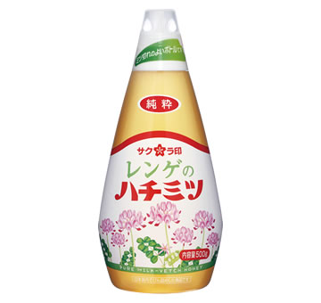 純粋レンゲのハチミツ 500g／12本入 | 純粋レンゲはちみつ | 商品