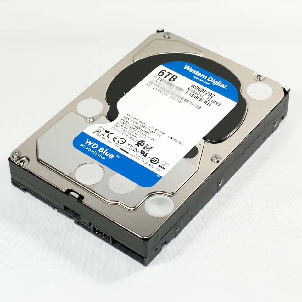 HDD WD BLUE デスクトップ用 6TB [WD60EZRZ-RT]の性能 【桜PC情報】