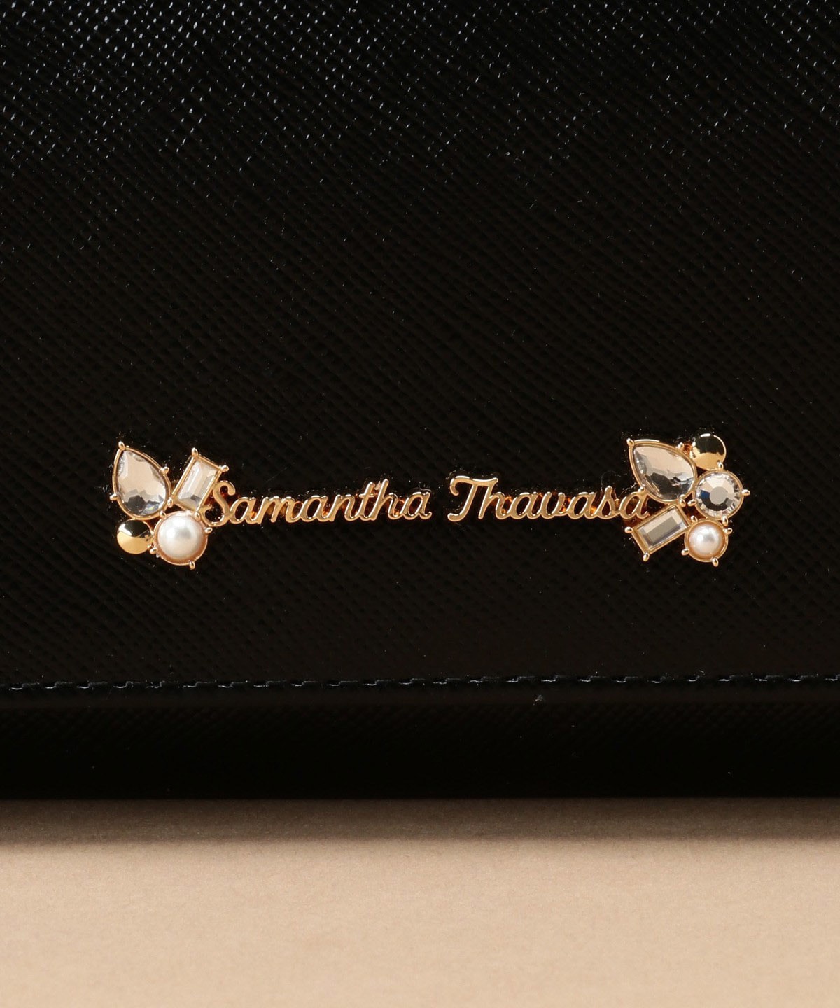 ラメレザービジュー 長財布(FREE ブラック): Samantha Thavasaサマンサ