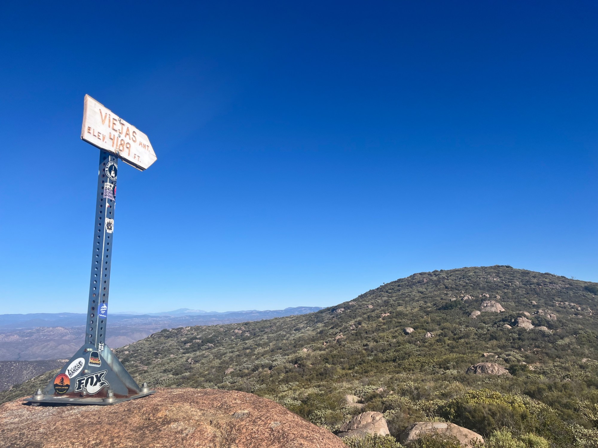 A guide to hiking Viejas Mountain in San Diego County
