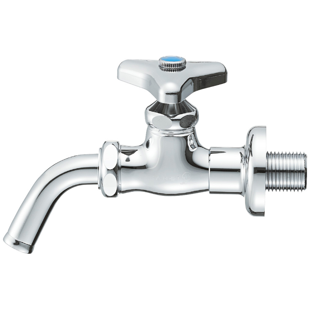 送り座ホーム水栓（固定コマ仕様）［共用形］ | 商品のご案内 | SANEI