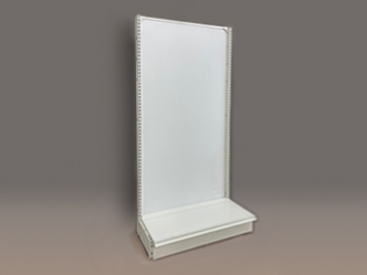 陳列什器〔片面型〕ホワイト背面シングルパネルタイプ＜単独型