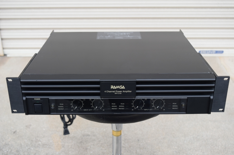 中古音響機材 RAMSA WP-C104 4CH PAパワーアンプ 全国通信販売