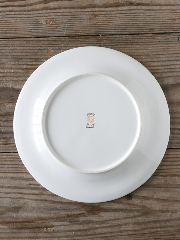 ELIOS PERLE エリオスパール ディナープレート ホワイト29cm イタリア