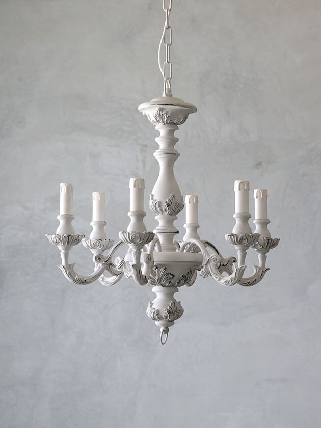 IL ParalumeシャンデリアBelle6灯 グレー- サラグレース-