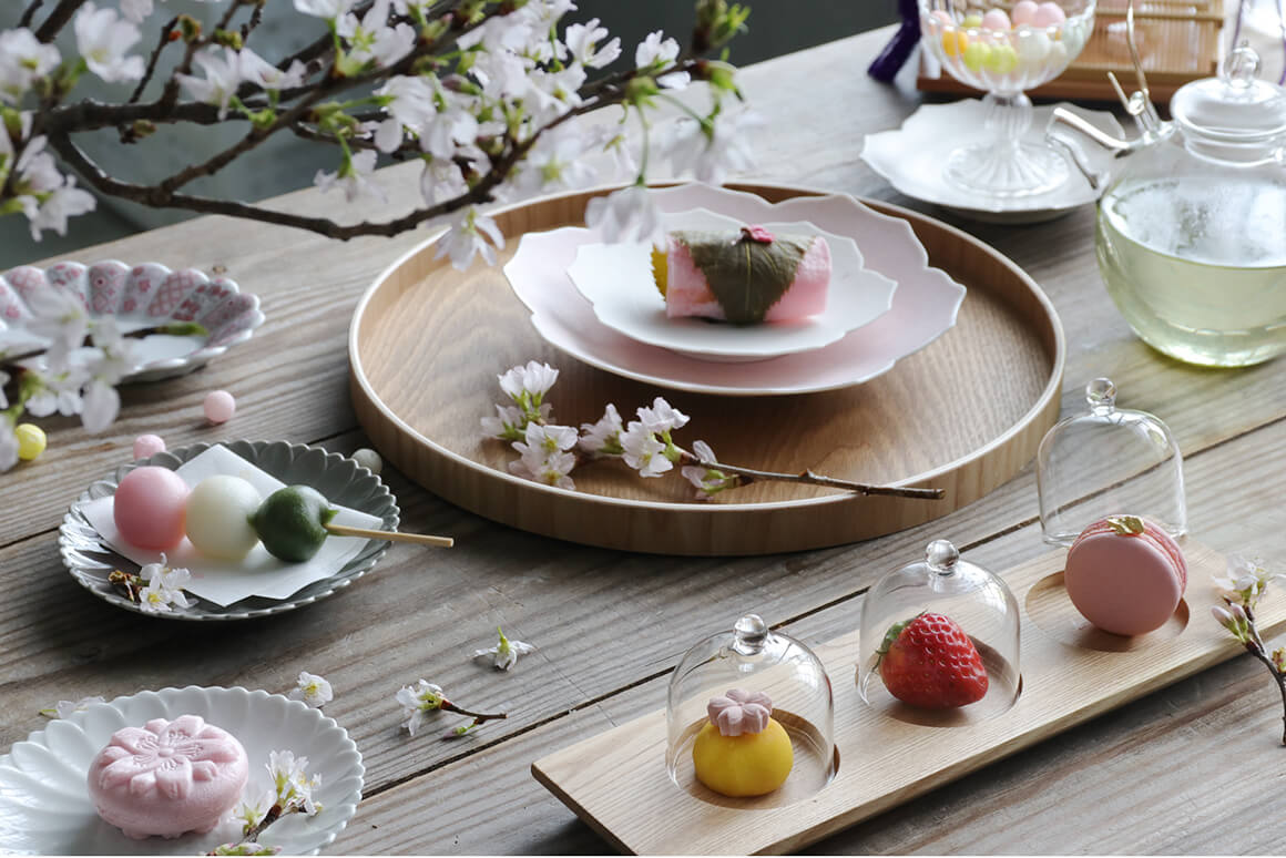 ウッドトレー3つ穴