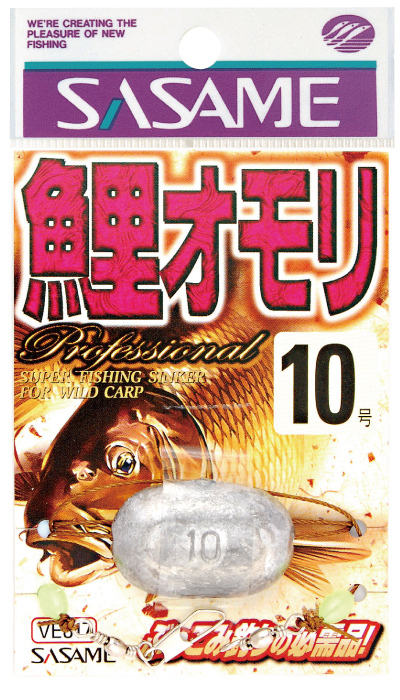 鯉オモリ | 釣り｜海釣り仕掛｜渓流仕掛｜釣り針の（株）ささめ針