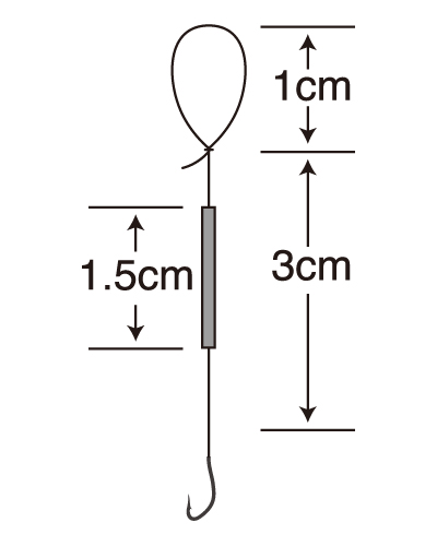 ワカサギ糸付 ケイムラ金鈎チチワ | 釣り｜海釣り仕掛｜渓流仕掛