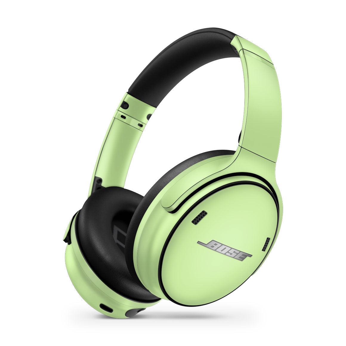 Bose QuietComfort 45 headphones Green Glow Skin/Wras & Cover