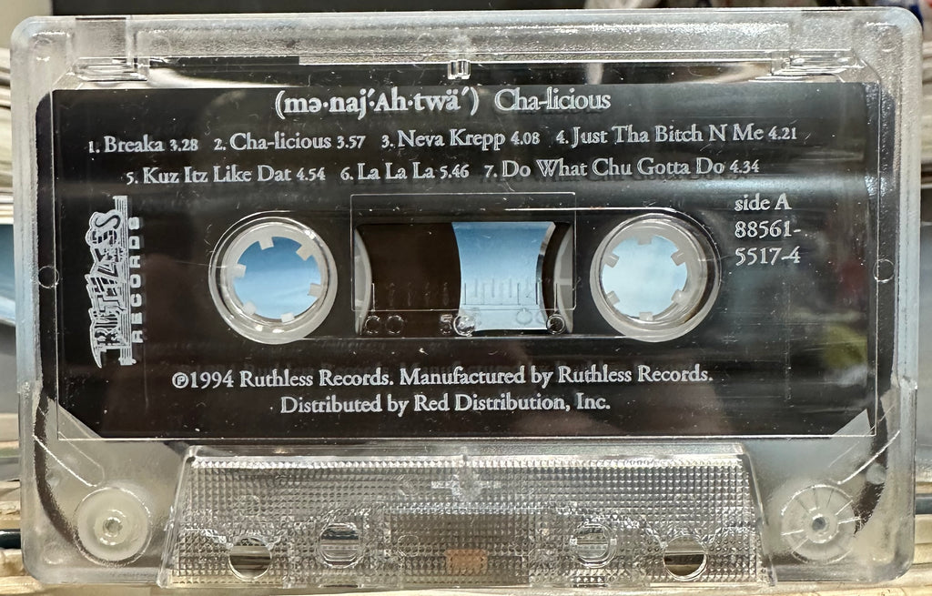 Menajahtwa (mə-naj′-Ah-twä′) - Cha-Licious - VG+ 1994 Ruthless USA