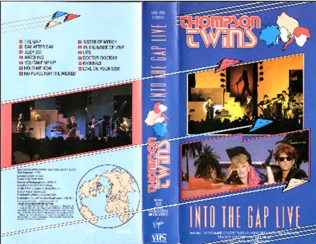 【VHS】トンプソン・ツインズ　INTO THE GAP LIVE SpecialRelease | RECORD STORE DAY