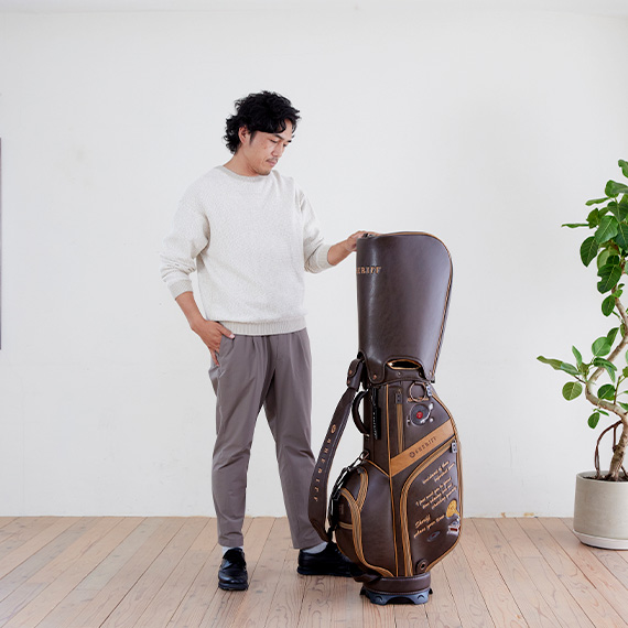 SMU-003CB.ダークブラウン（合成皮革） – キャディバッグ・ゴルフ