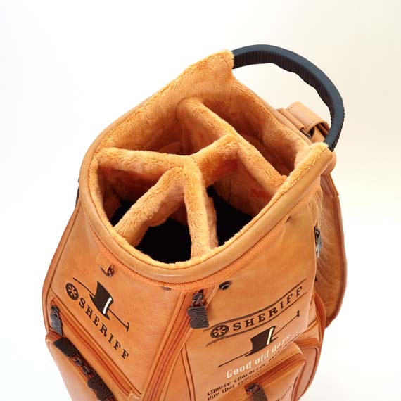 SFC-019CB.オレンジ（合成皮革） – キャディバッグ・ゴルフバッグ