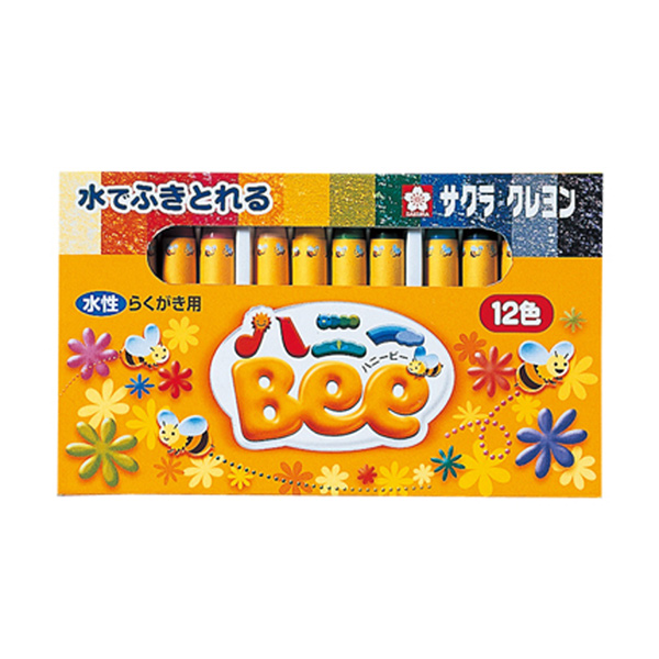クレヨン水性12色ハニーBee【知育玩具】 | 七田式公式通販