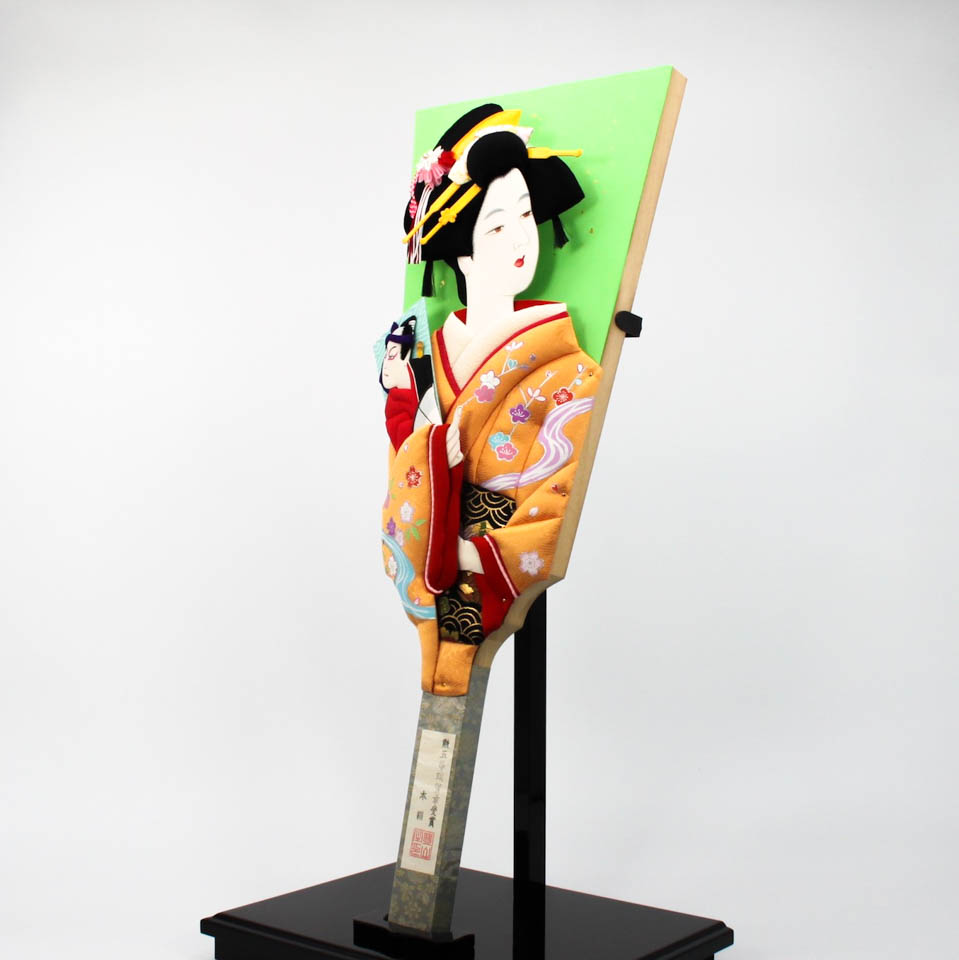 20号 羽子板娘 本絹 | 人形の島田